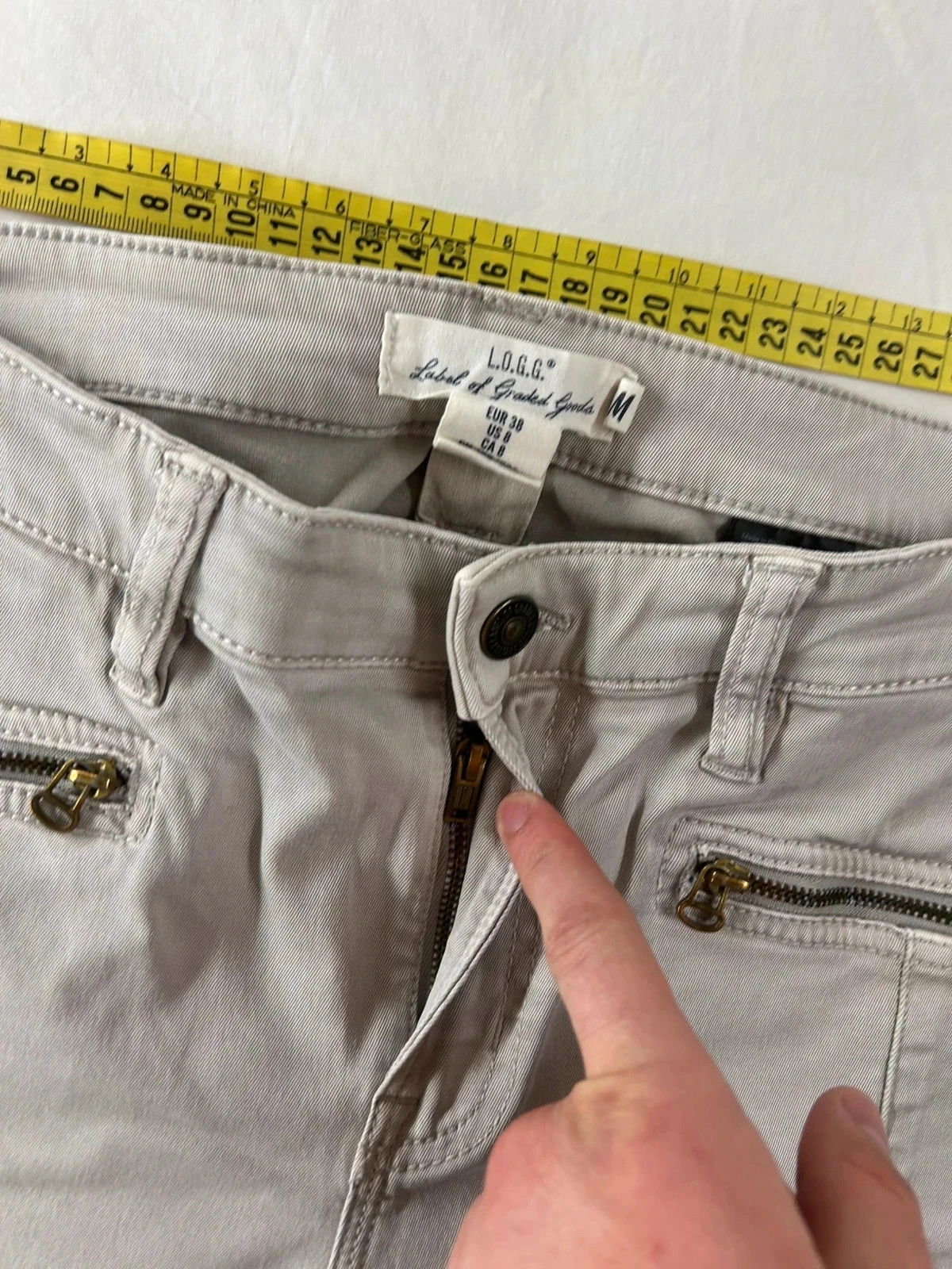 Beige witte skinny jeans h&m – photo 7